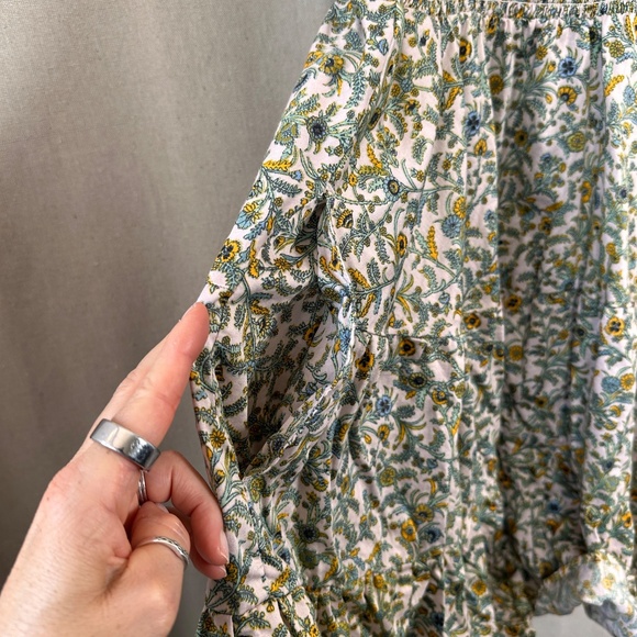 Xirena Lori floral cottagecore mini shoulder bow dress | Size XS - Picture 6 of 8